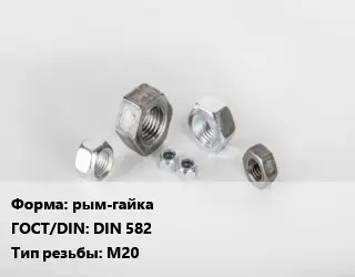 Гайка рым-гайка DIN 582 М20